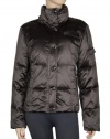 Andrew Marc Ladies Quilted Puffer Down Jacket X-Large XL Euro 54 Gunmetal Gray