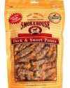 Smokehouse 100-Percent Natural Duck and Sweet Potato Dog Treats, 16-Ounce