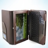 CellMACs Tri-Fold Leather Case Cover Folio Stand for ASUS Eee Pad Transformer TF101 - Brown