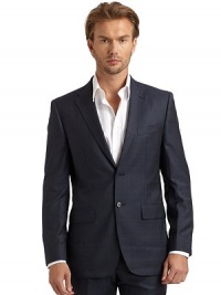 JACKETTailored from world-renowned Ermenegildo Zegna wool/silk.