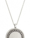 House of Harlow 1960 Silver-Plated Metal Sunburst Pendant Necklace