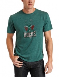 NBA Milwaukee Bucks Tri-Blend T-Shirt Dark Green