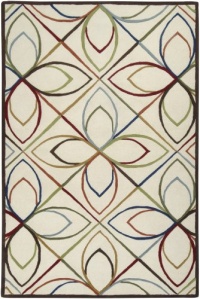 Area Rug 5x8 Rectangle Transitional White Color - Surya Goa Area Rug from RugPal.com