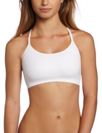 Barely There Women's Custom Flex Fit Cami Pullover Bra, White, Medium