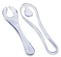 Joseph Joseph Salad Spoon, 2-Part Salad Server Set, Clear