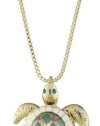 Betsey Johnson Sea Excursion Turtle Pendant Necklace Long Necklace