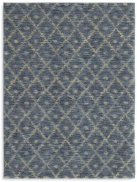 Karastan Woven Impressions Diamond Ikat - Indigo 5'7 X 7'11