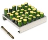 King Kooker 36JR Stainless-Steel 36-Hole Jalapeno Rack with Corer