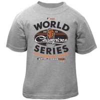 MLB Majestic San Francisco Giants 2012 MLB World Series Champions Toddler Clubhouse Locker Room T-Shirt - Steel