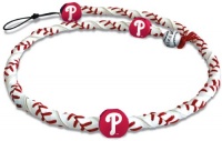 MLB Philadelphia Phillies Classic Frozen Rope Baseball Necklace