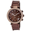 Michael Kors Parker Chronograph Chocolate Dial Ladies Watch MK5578