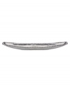 Pretty and polished, this Organics Bead canoe tray from Lenox's collection of serveware and serving dishes combines a natural shape in bright aluminum with a delicately beaded edge.