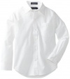 Nautica Dress Up Boys 8-20 Long Sleeve Solid Broadcloth Shirt And Tie Set, White, 20