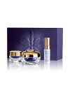 Discover the exceptional complete care of Orchidée Impériale with this limited edition coffret. Housed in a prestige leather box, this set also offers the perfect size for your travel needs. Experience the Orchidée Impériale Trilogy with the new Orchidée Impériale Eye & Lip Cream (0.5 oz.), Orchidée Impériale White Serum (0.17 oz.), and Orchidée Impériale Cream (0.24 oz.). 