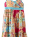 Bloome Girls 7-16 Paisley Printed Sundress, Multi, 7