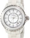 Akribos XXIV Women's AK500WT Ceramic Interchangeable Bezel Watch