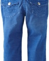 True Religion Boys 2-7 Jack Slim Fit Light Weight Overdye Cord, Royal Blue, 2