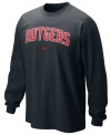 Be a part of the team in this Nike Rutgers Scarlet Knights NCAA shirt.