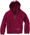 Baby Phat - Kids Girls 2-6X Phat Graphic Hoodie, Dark Pink, 5/6