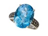 Genuine Blue Topaz Ring by Effy Collection® LIFETIME WARRANTY