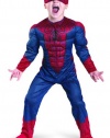 Disguise Costumes The Amazing Spider-man Movie Muscle Costume, Red/Blue, Large 4-6