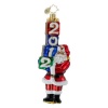 Christopher Radko Dated for Delivery 2012 Glass Santa Christmas Ornament; Exclusively for Dillard's