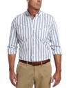 Nautica Men's Long Sleeve Wide Stripe Shirt