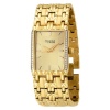 Caravelle by Bulova Men's 45A100 Crystal Bracelet Gold-Tone Watch