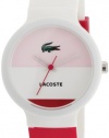 Lacoste White And Pink Silicone Ladies Watch - 2010533