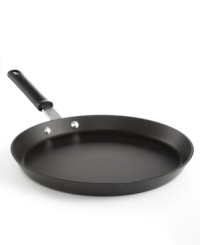 Need a helping hand? The traditional styling, comfort grip and durable nonstick finish of this versatile pan makes it an easy choice for grilling, searing and more. A heavy-gauge, hard-anodized construction heats up quick and cleans up in no time. Lifetime warranty. (Clearance)