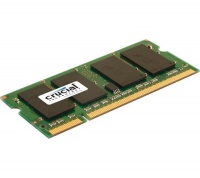 Crucial 2GB Single DDR2 800MHz (PC2-6400) CL6 SODIMM 200-Pin Notebook Memory Module CT25664AC800