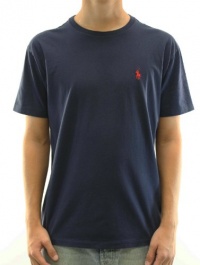 Polo Ralph Lauren Men's Crew Neck T-Shirt Navy Blue Short Sleeve 1256299