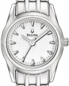 Bulova Women's 96L127 Bracelet Silver White Dial Watch