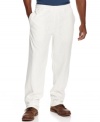 Relax in style with these fleece pants from Sean John.