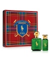 Experience the tradition this holiday season. Polo is a classic that celebrates the heritage of the sporting tradition.This two-piece holiday collection includes:- 2 oz. Eau de Toilette- 1 oz. Eau de Toilette Travel Spray