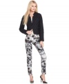 Rock the floral-print denim trend in this version from Sanctuary. Add sky-high heels for glam! (Clearance)