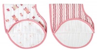 aden + anais 2 Pack Muslin Burpy Bib, Princess Posie