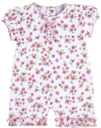 Kissy Kissy Rosa Verde Print Short Playsuit - Pink