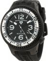 Swiss Legend Men's 21818P-BB-01-SA Neptune Black Dial Black Silicone Watch