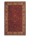 Pure harmony. This Antique Legends rug features a vintage patina from an antique wash. Multiple shades of color integrate with beautiful motifs for an eclectic design, perfect for today's contemporary homes. Expertly woven through the back with premium wool for long wearing quality. A breathtaking addition for any home.