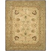 Safavieh Anatolia Collection Handmade Hand-Spun Wool Area Rug, 4 by 6-Feet, Ivory/Brown