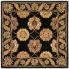 Area Rug 8x8 Square Traditional Black Color - Safavieh Heritage Rug from RugPal