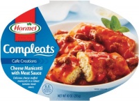 Hormel Compleats Cafe Creations Cheese Manicotti with Meat Sauce, 10-Ounce (Pack of 6)