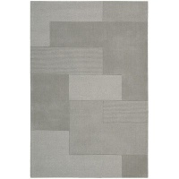 Calvin Klein Bowery GRID Rectangle Rug, Wisp, 3.6-Feet by 5.6-Feet