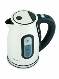 Capresso Water Kettle H2O Pro, Stainless Steel/Polished Chrome, 56-Ounce