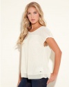 GUESS Antonia Sleeveless Top, SMART STONE (XS)