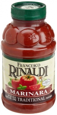 Francesco Rinaldi Traditional Marinara Pasta Sauce Jars, 45-Ounce (Pack of 4)