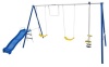 Flexible Flyer Swing and Play Swing Set with Play Set