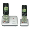 VTech CS6419-2 DECT 6.0 Cordless Phone, Silver/Black, 2 Handsets