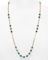 Hit the dot with this kate spade new york necklace, which features a smattering of scattered stones.